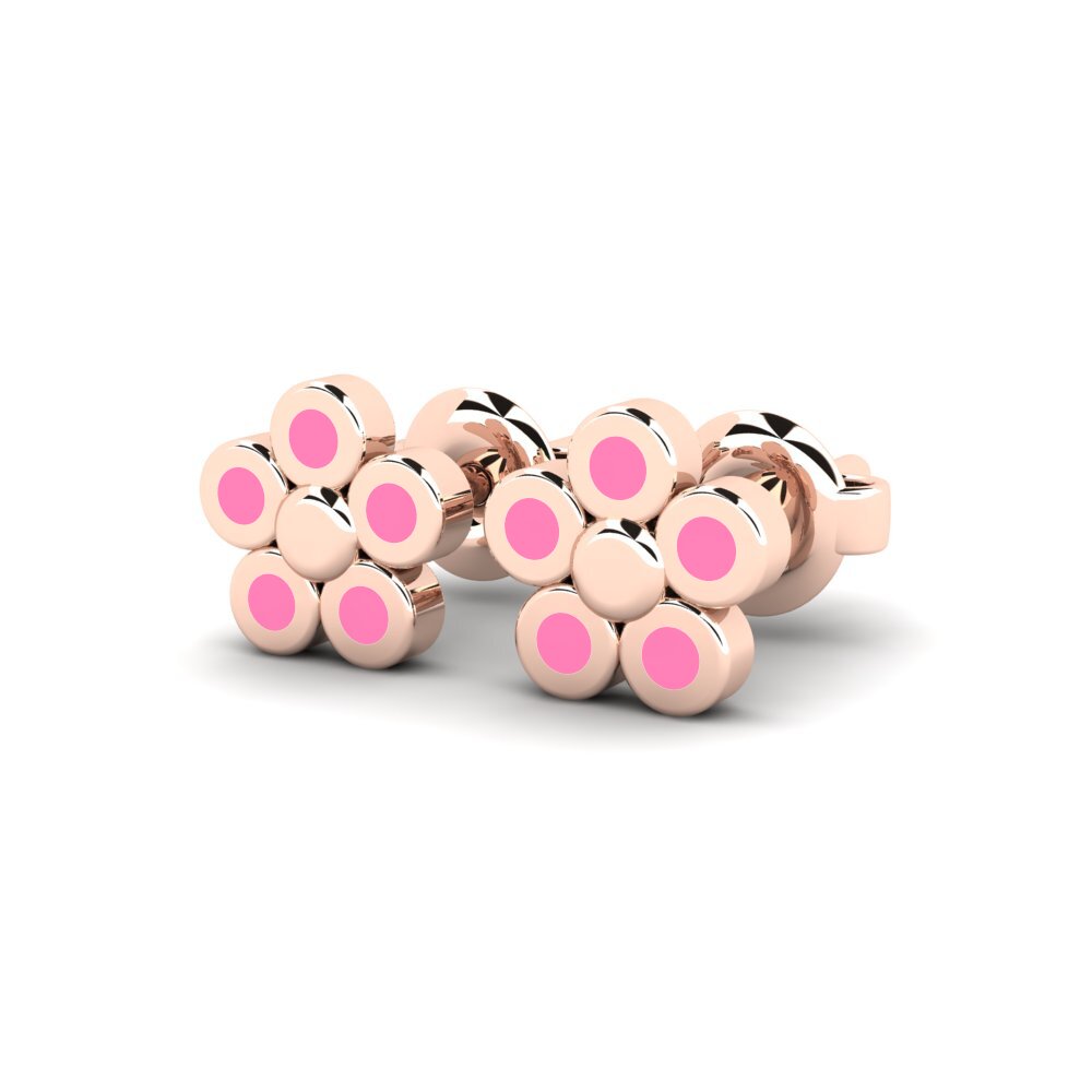 18ct Rose Gold Kid's Earring Igra
