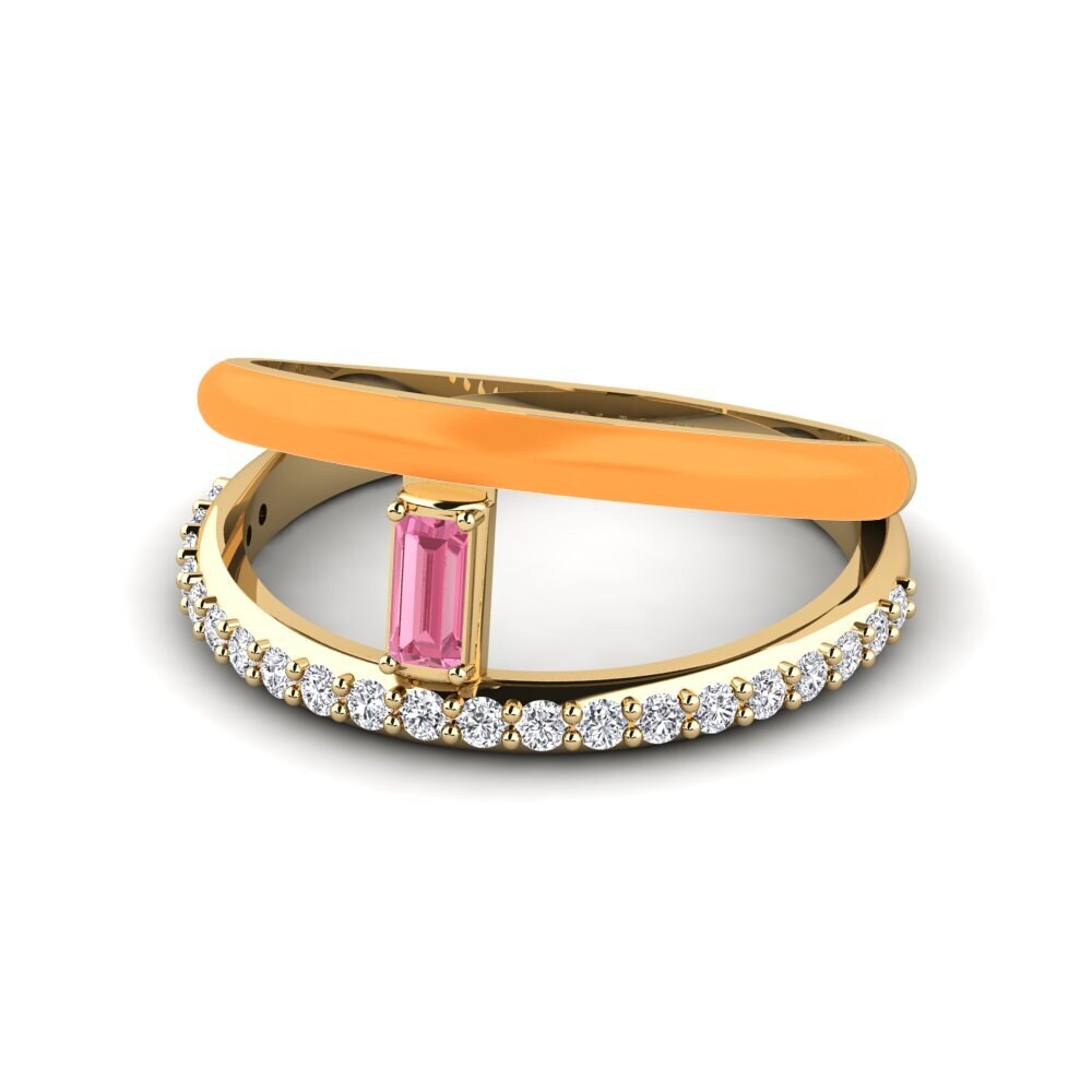 Rosa Saphir Ring Ikaria