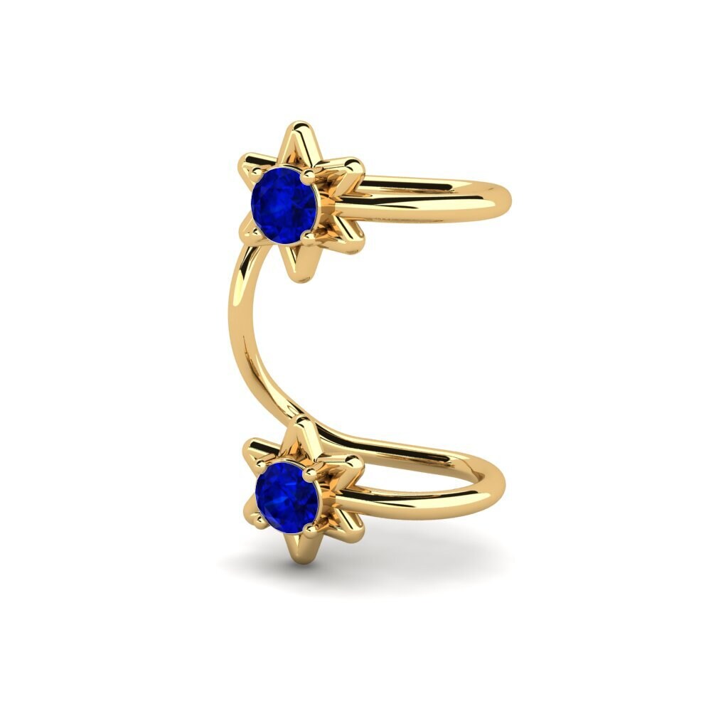 Đá Sapphire Bông tai nữ Ikeda