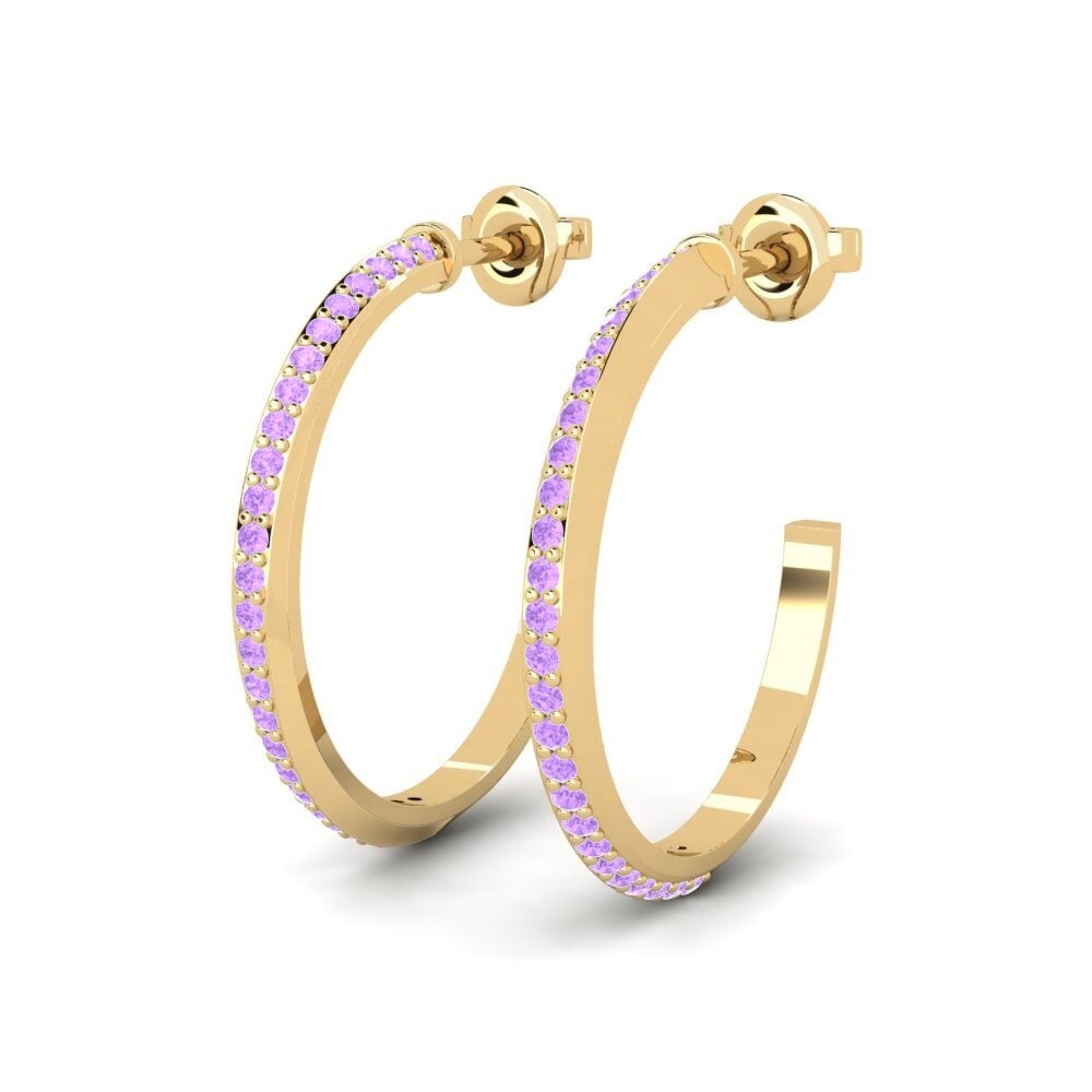 Amethyst Damen ohrring Imbare