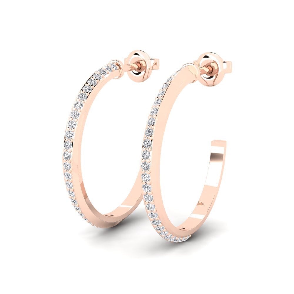 14k Rose Gold Women's Earring Imbare