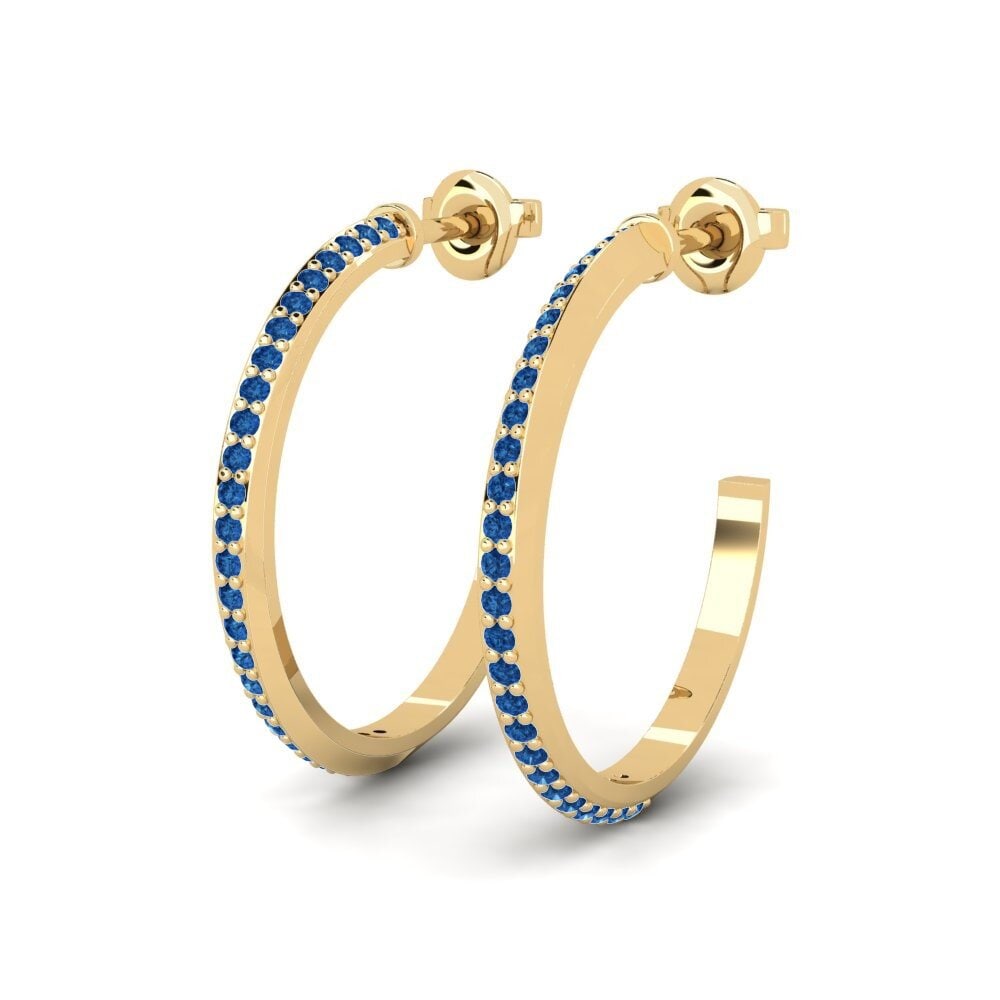sapphire-zirconia ต่างหู Imbare