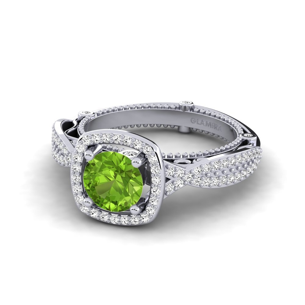 Peridot Engagement Ring Imberre