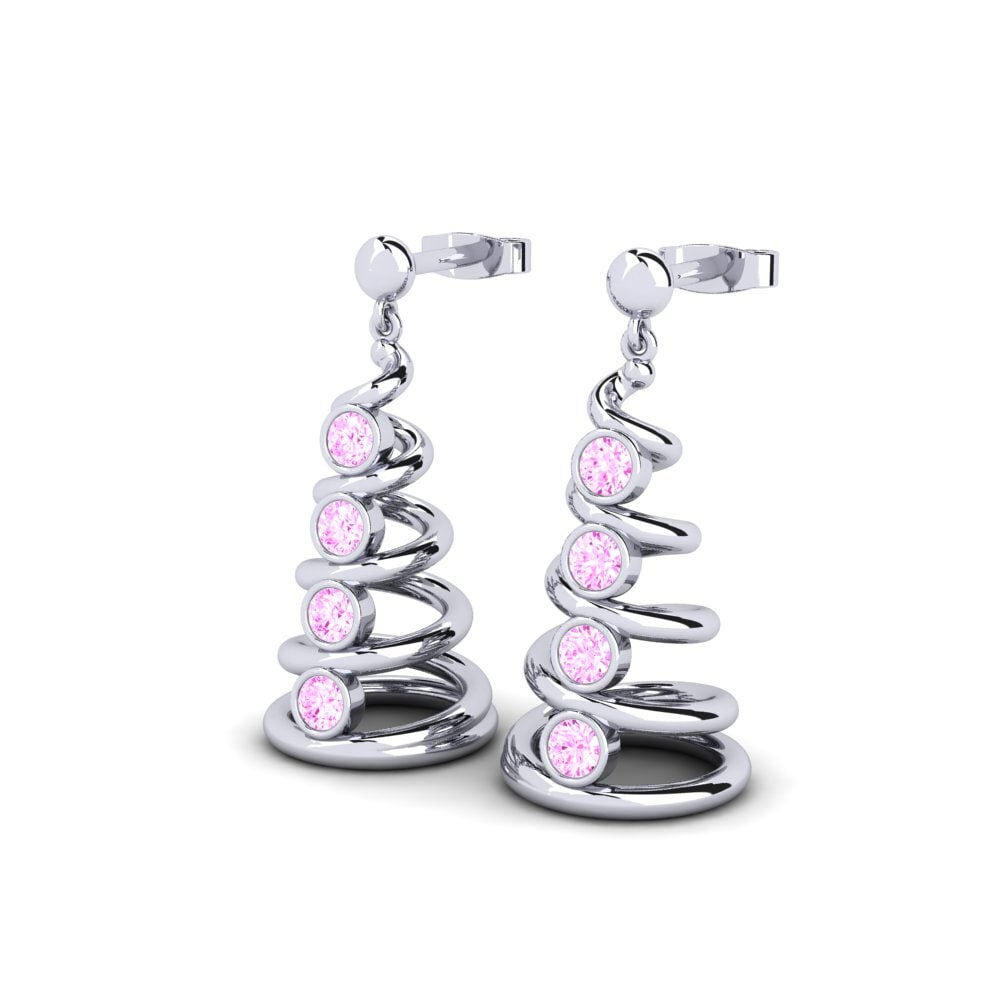 Pink Sapphire Women's Earring Immediato