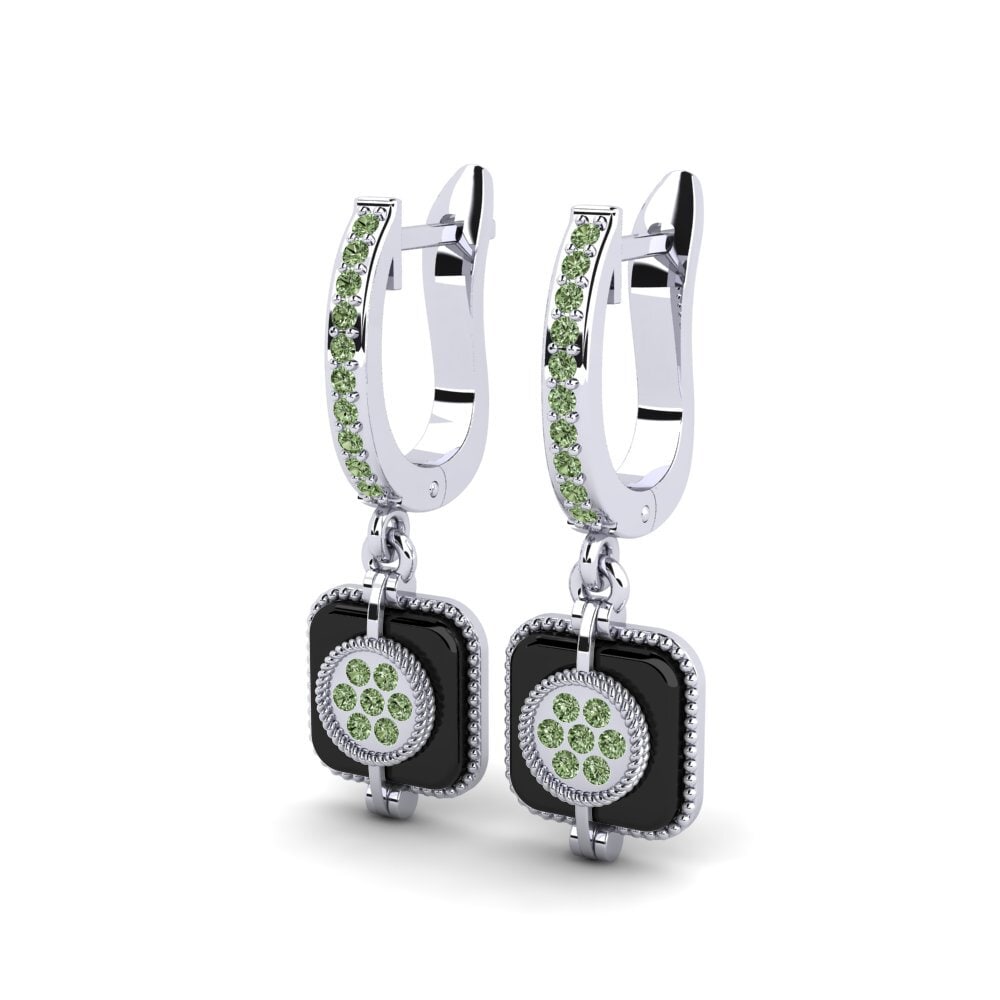Diamante Verde Pendiente de mujer Imogene
