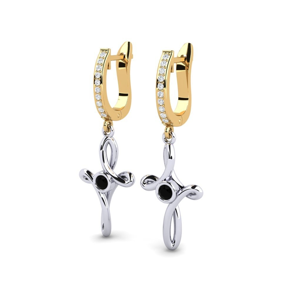 Schwarzer Diamant Damen ohrring Imphes