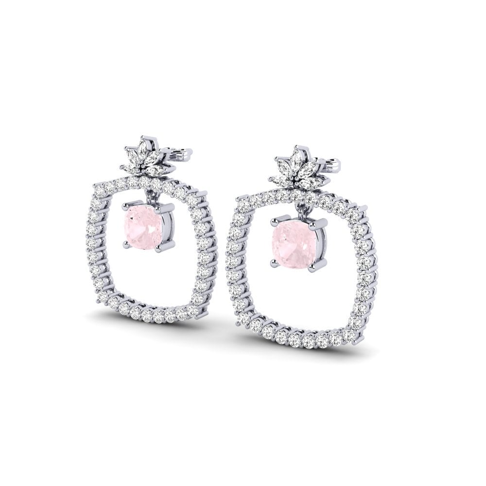 Rose Quartz Women's Earring Impose