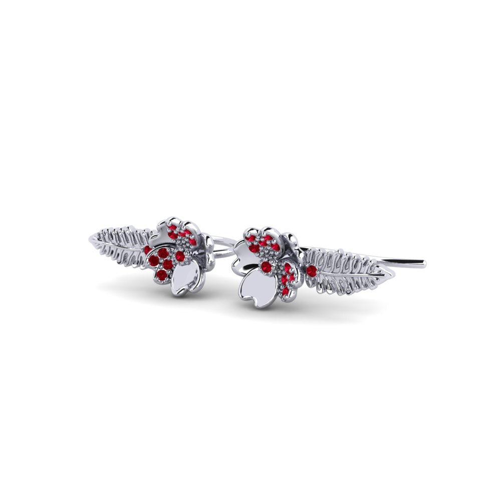 ruby-zirconia Women's ต่างหู Imprecise