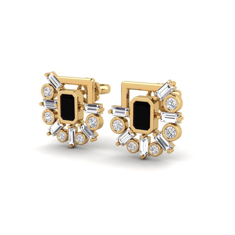 Black Onyx SYLVIE Earring Impressi