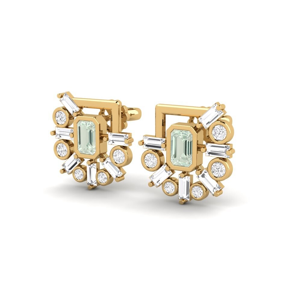 Green Amethyst SYLVIE Earring Impressi