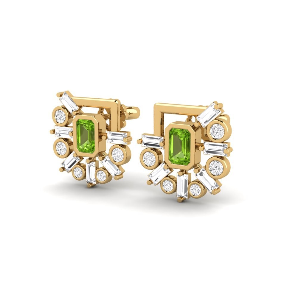 Peridot SYLVIE Earring Impressi