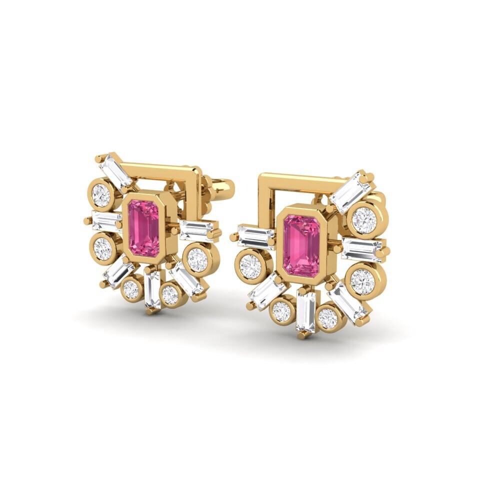 Pink Tourmaline SYLVIE Earring Impressi
