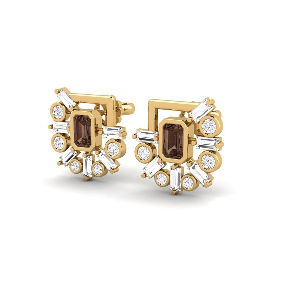 Smoky Quartz SYLVIE Earring Impressi