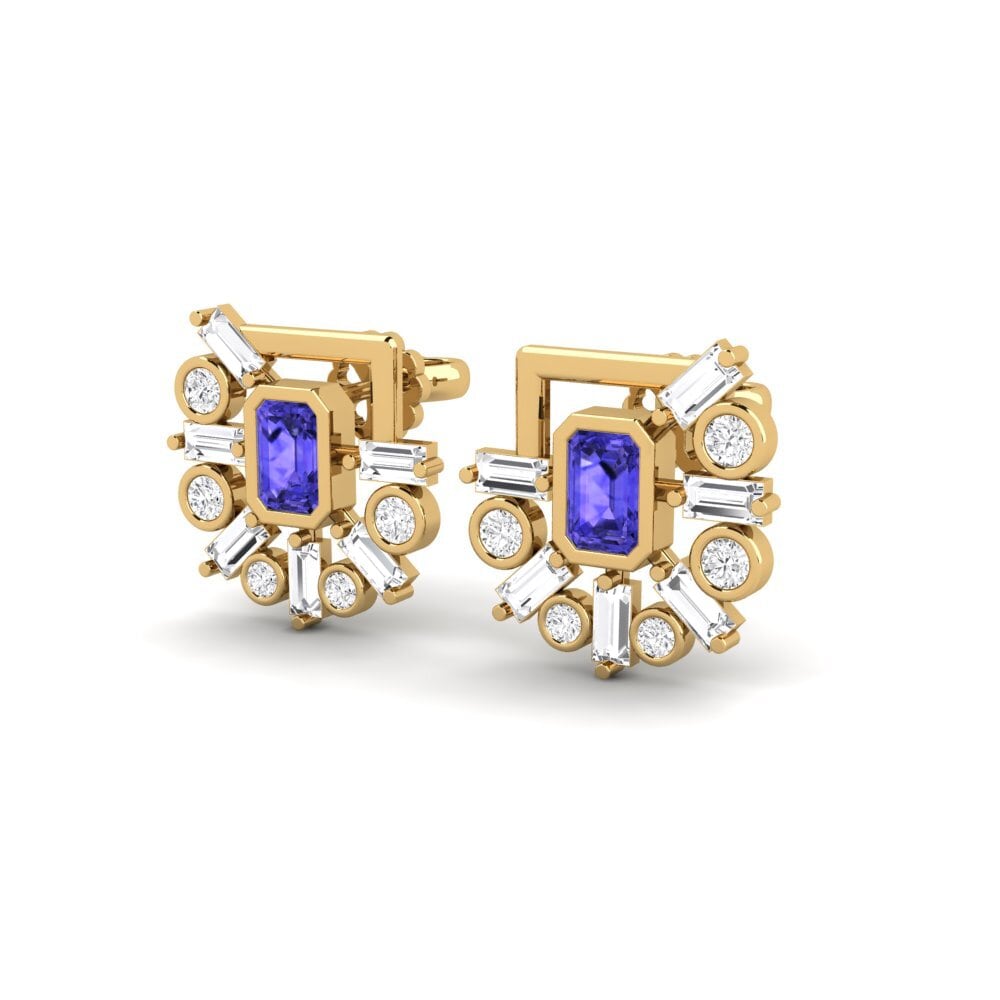 Tanzanite SYLVIE Earring Impressi