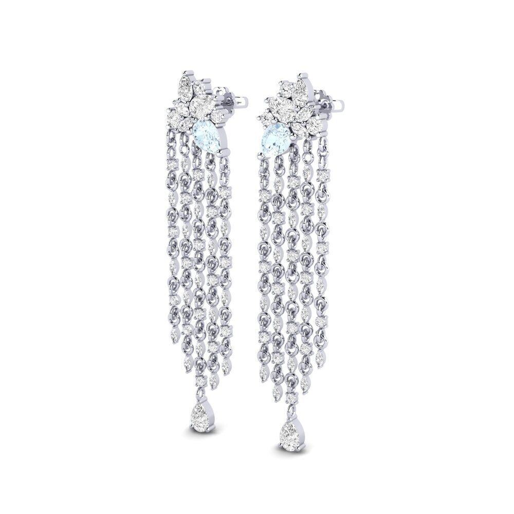 Aquamarine SYLVIE Earring Improvisation