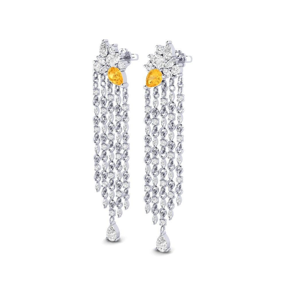 Citrine SYLVIE Earring Improvisation