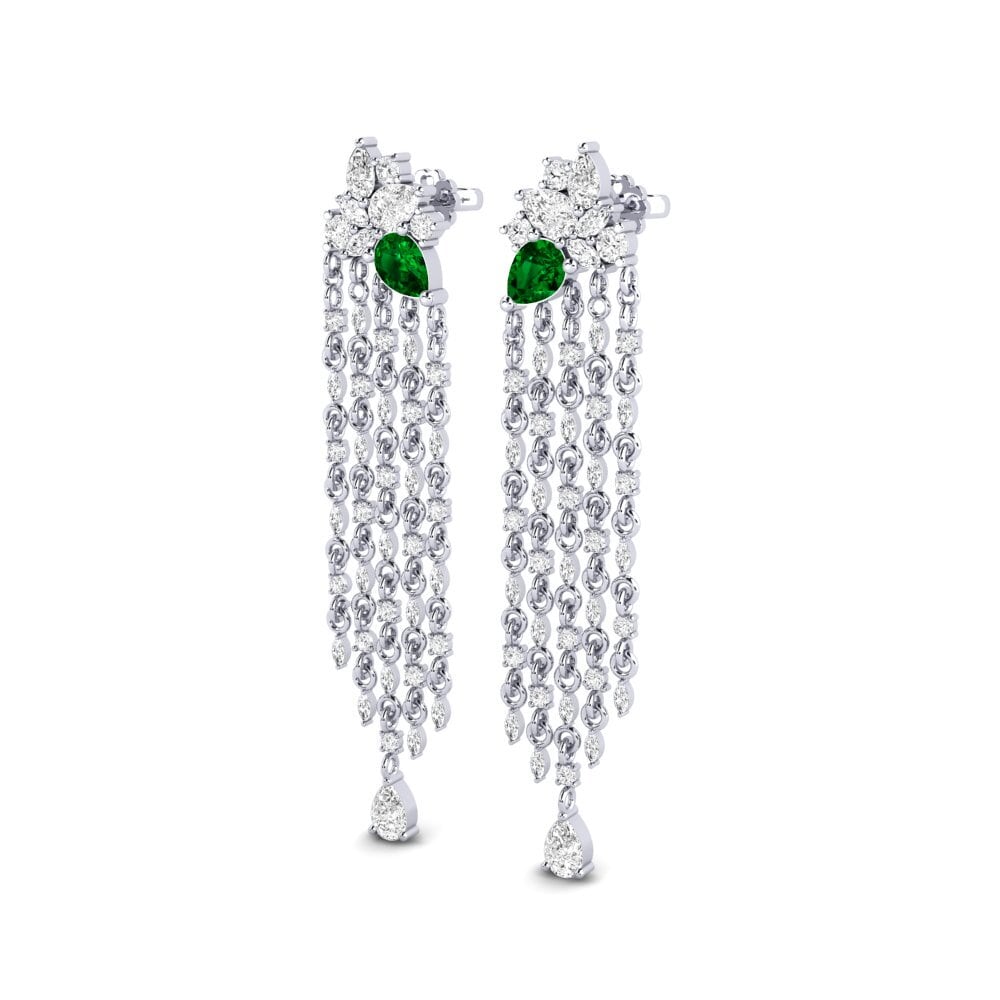 Green Zirconia SYLVIE Earring Improvisation