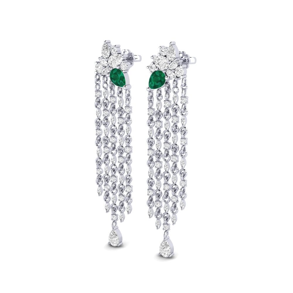 Emerald SYLVIE Earring Improvisation