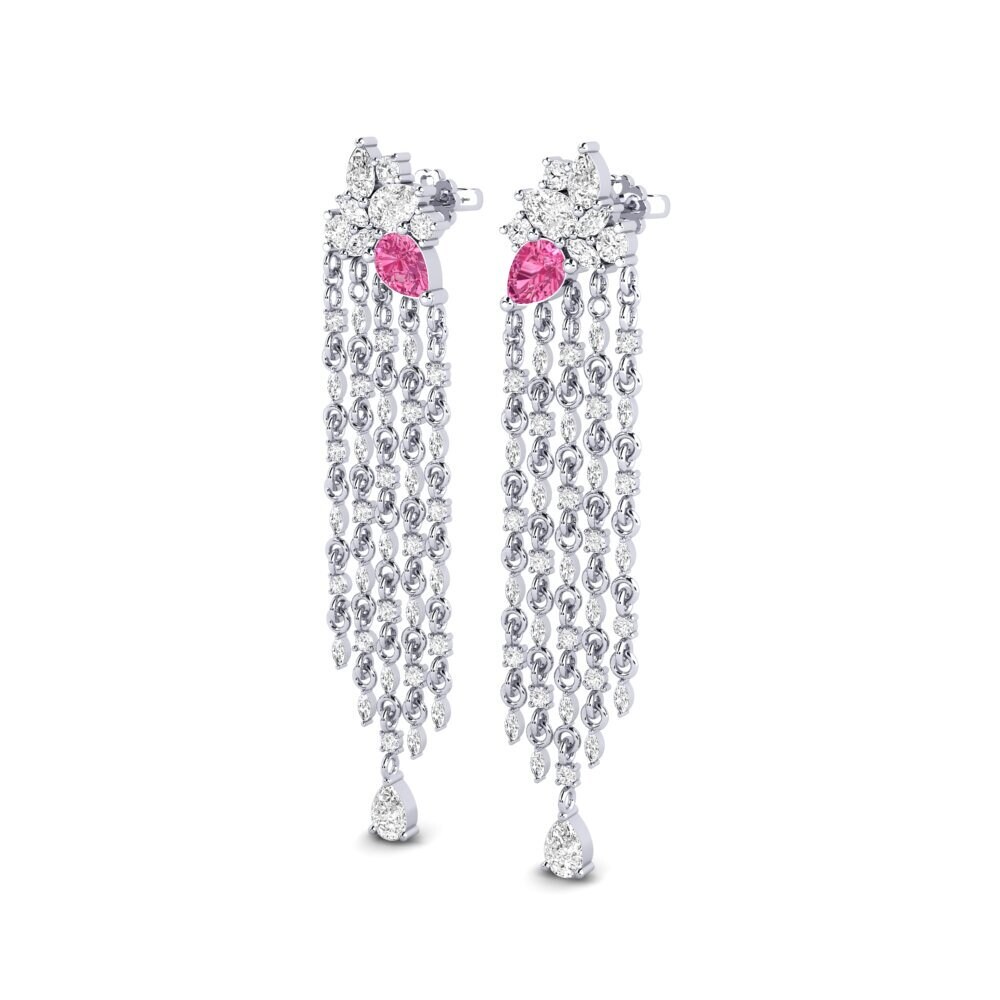 Pink Tourmaline SYLVIE Earring Improvisation
