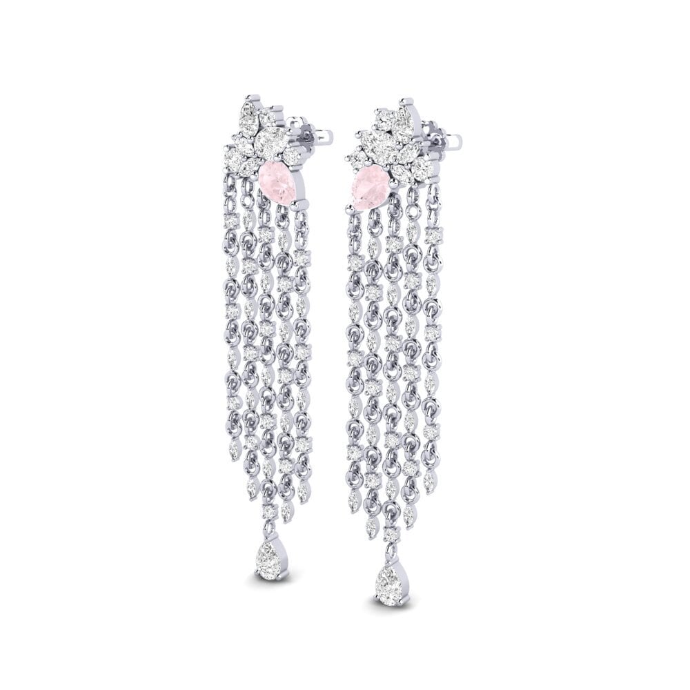 Rose Quartz SYLVIE Earring Improvisation
