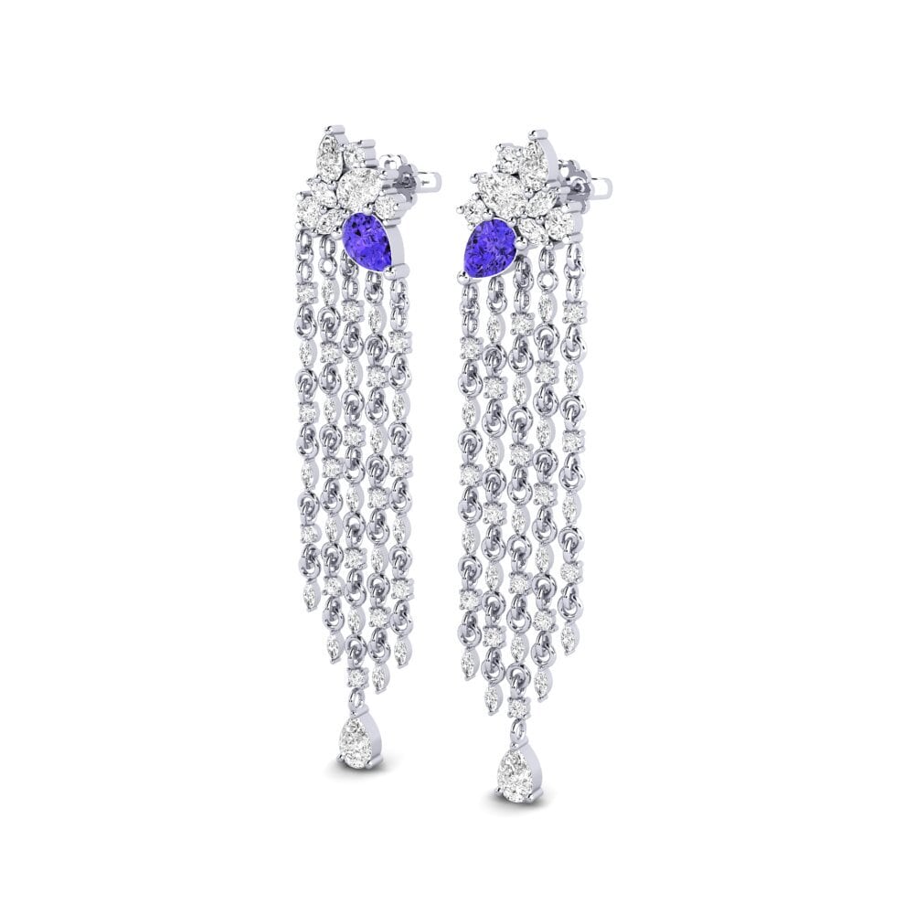 Tanzanite SYLVIE Earring Improvisation