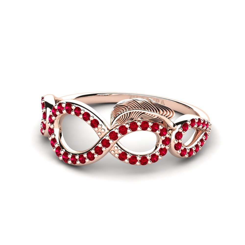 Circonita Roja Anillo Inarite