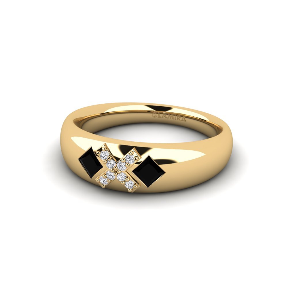 Zafiro negro Anillo Incidentally