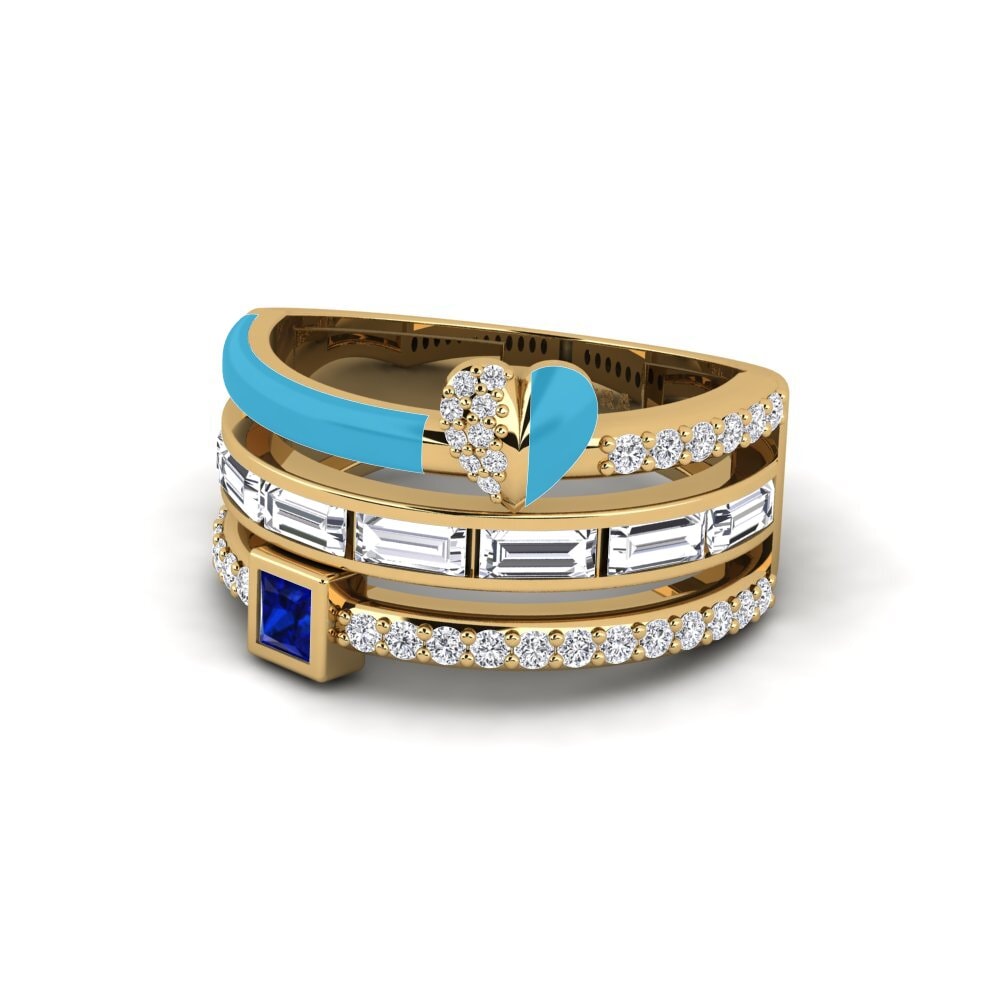Saphir Ring Indigo