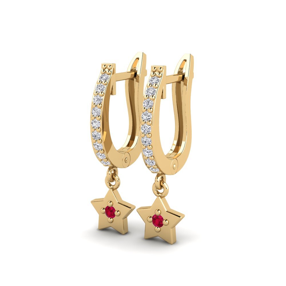 Ruby Earring Indobya Daughter