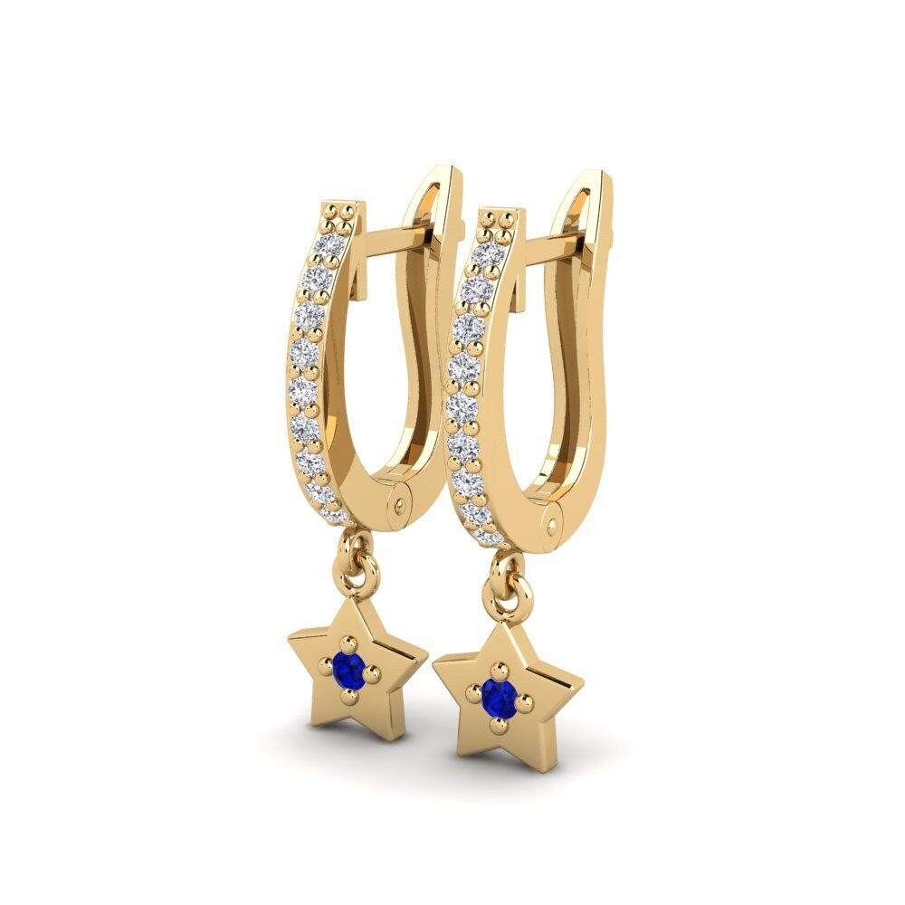 Zafiro Pendientes Indobya Daughter