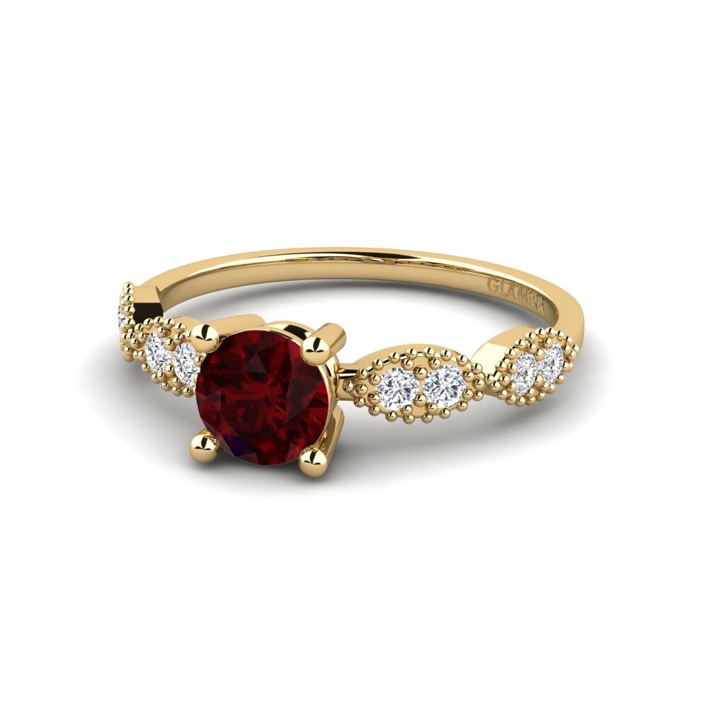 Garnet Engagement Ring Ingan