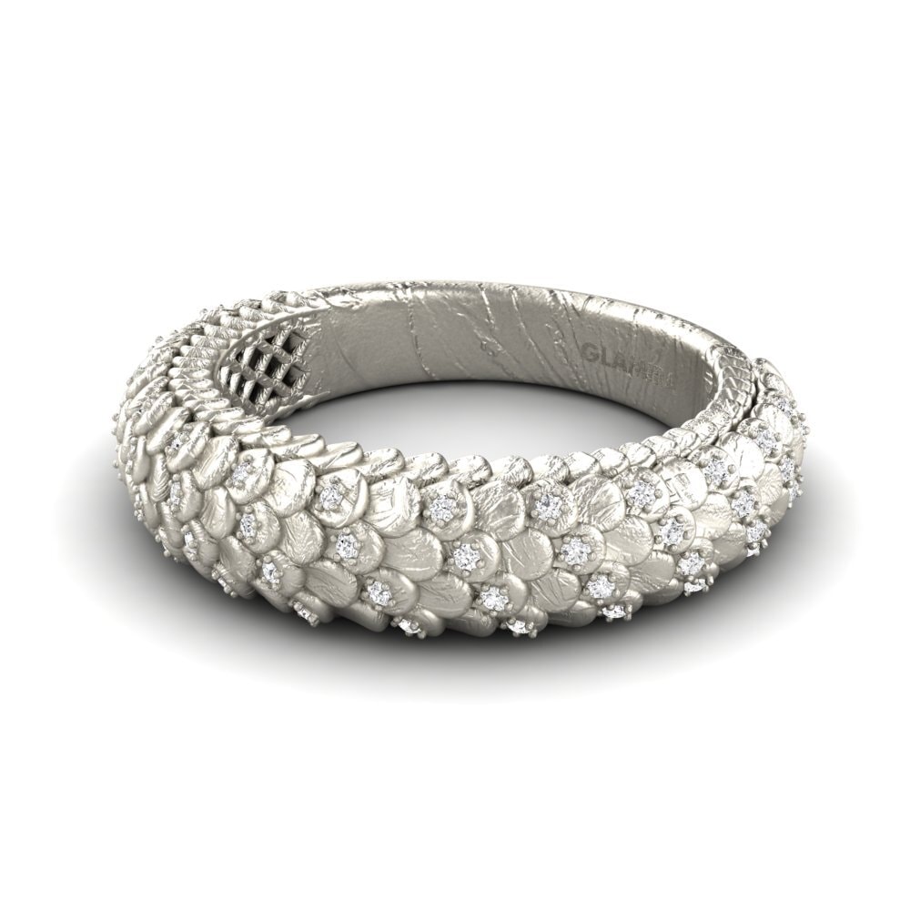 Weißer Saphir Ring Inhumet