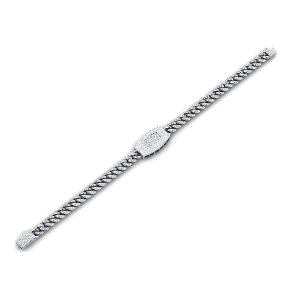 Injerd Køb Kvindes armbånd Injerd i 0.152 Karat Rund snit 585 Hvidguld Diamant ...