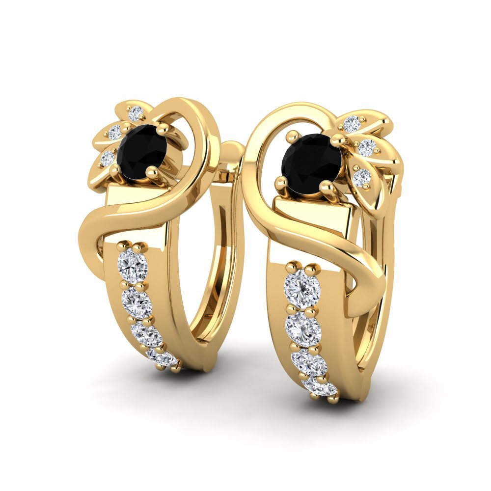 Black Sapphire Women's Earring Inna