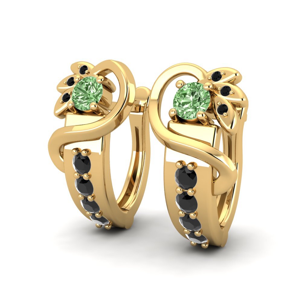 Green Diamond Women's Earring Inna