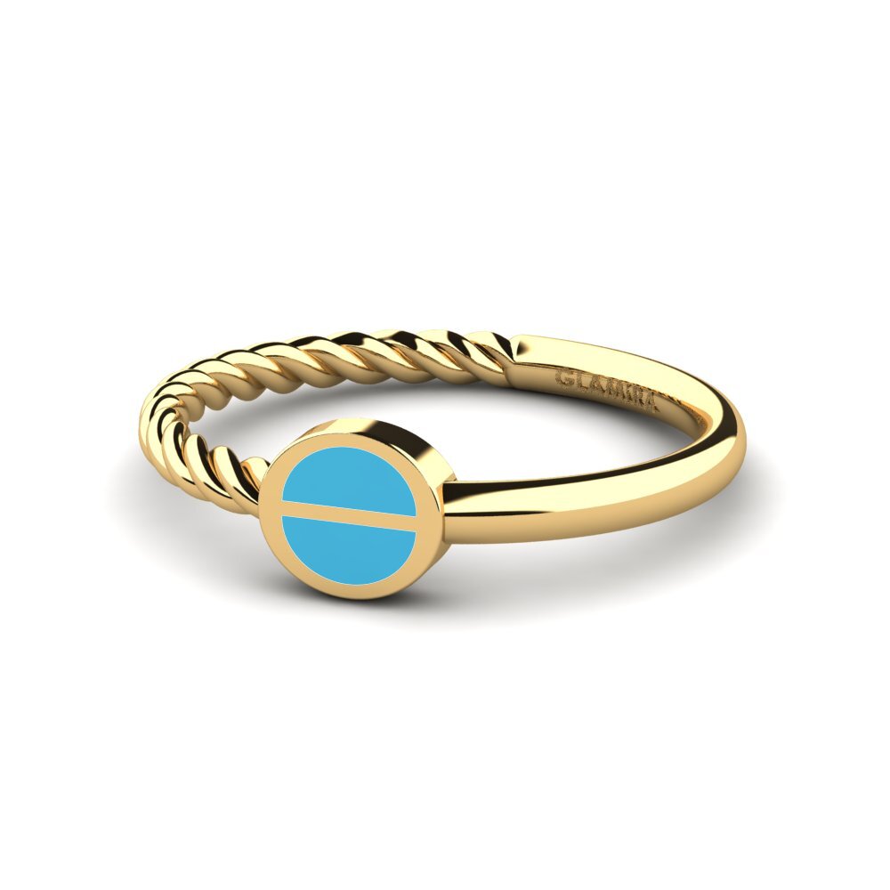 Gelbgold 750 Ring Innards