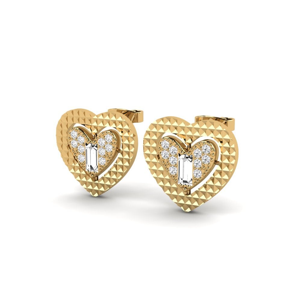Đá Moissanite Bông tai nữ Insertable