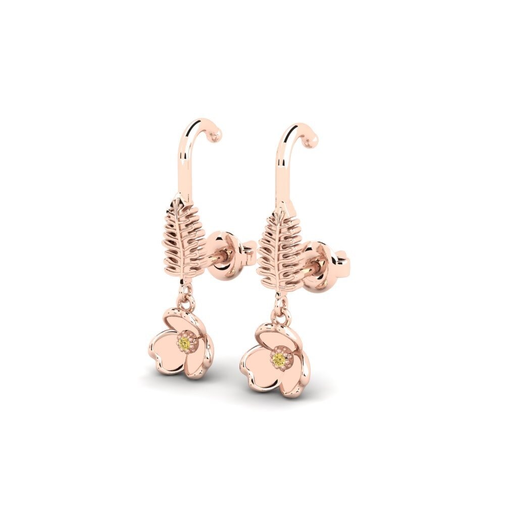 Yellow Diamond Women's Earring Instability