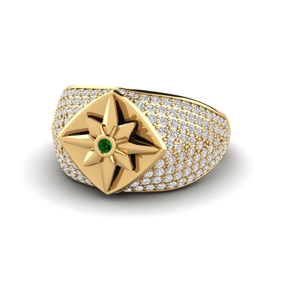 emerald-zirconia แหวน Intense
