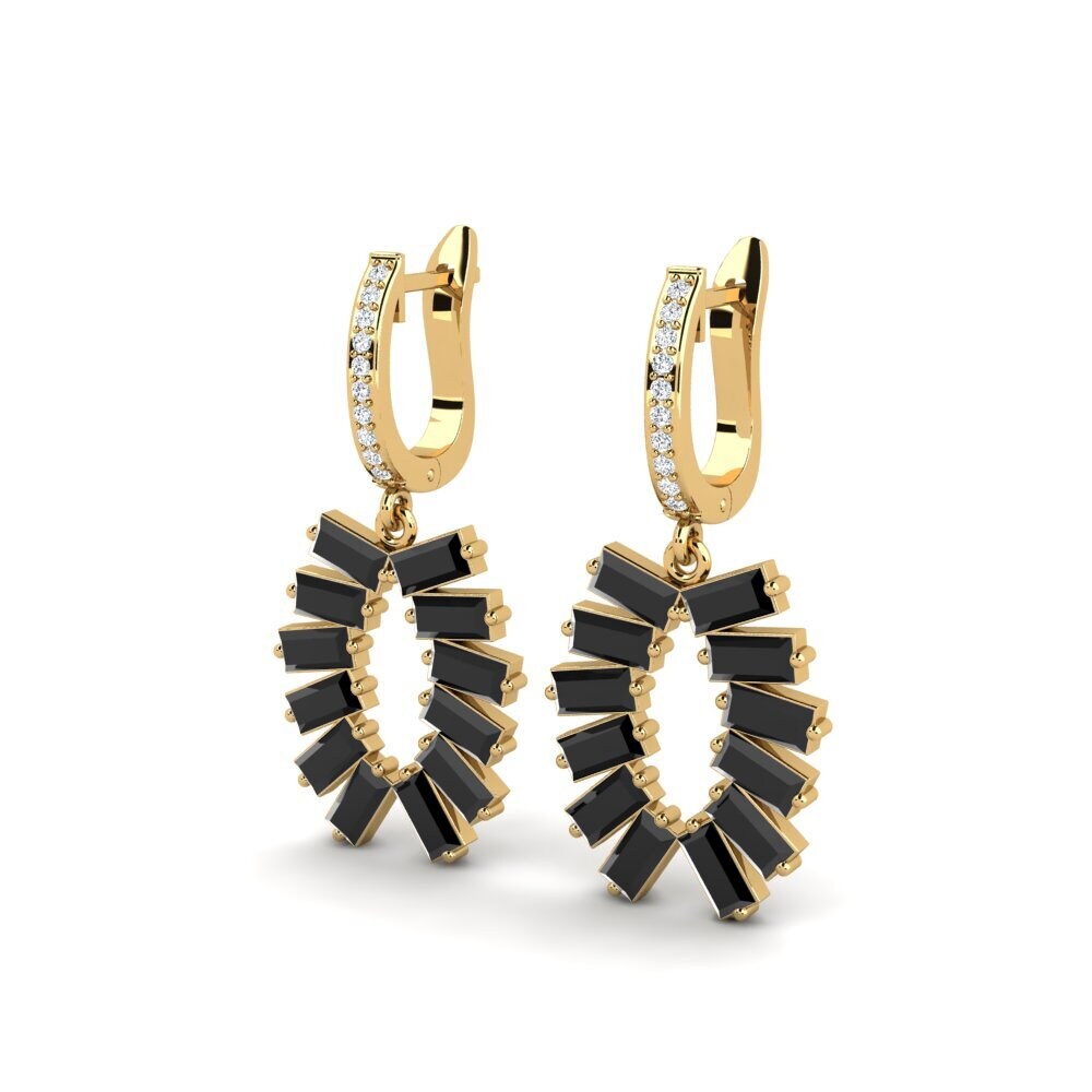 Black Diamond Earring Intine