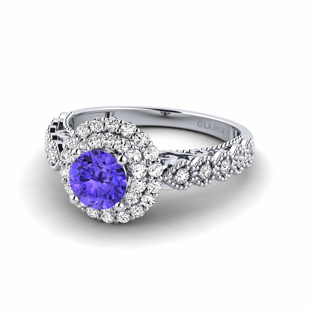 Tanzanite Engagement Ring Intrauterine