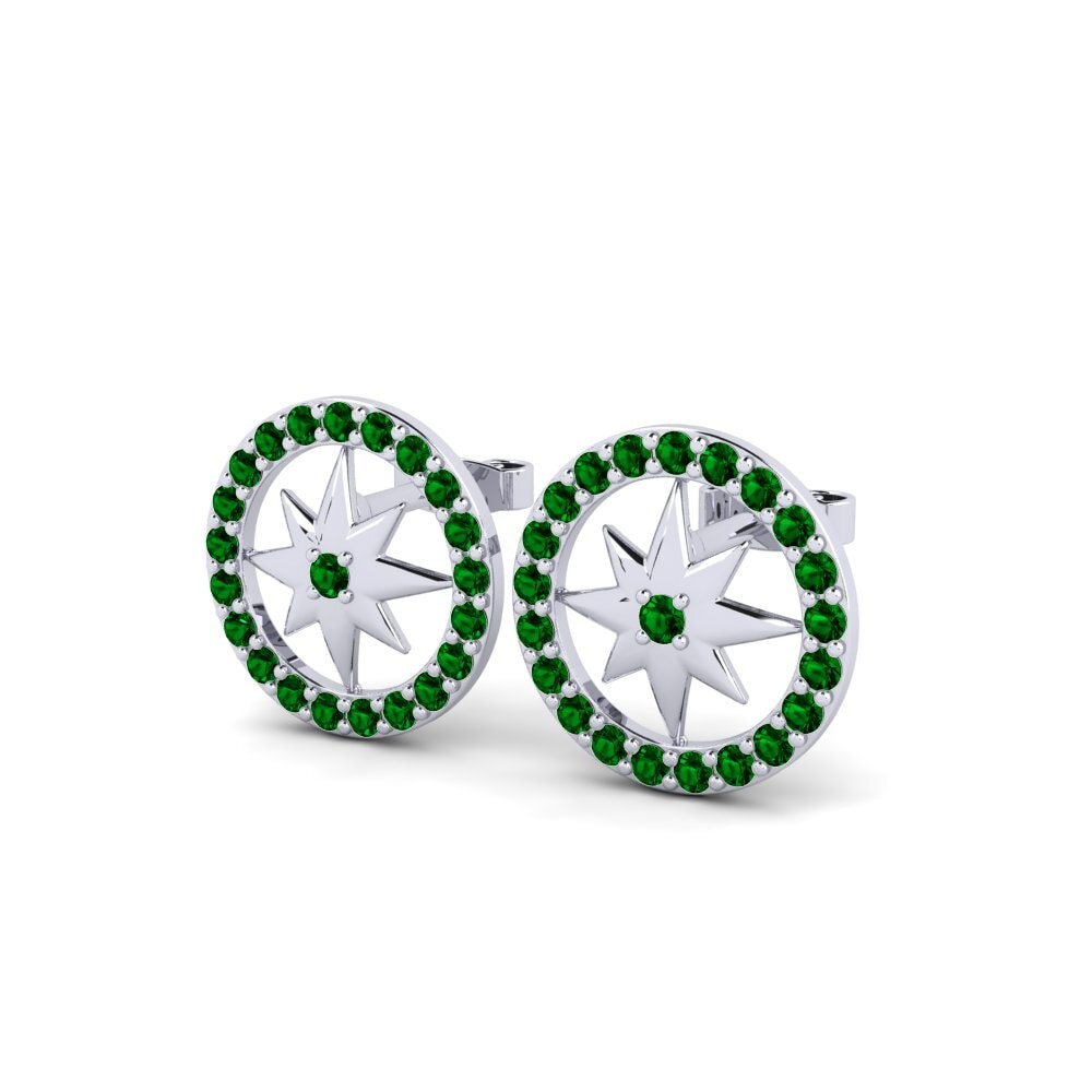 Green Zirconia Earring IO