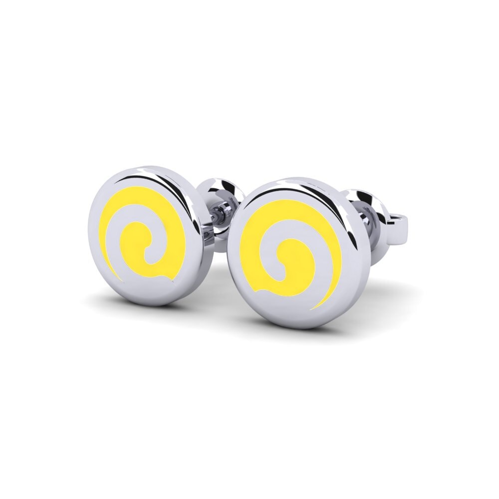 9ct White Gold Kid's Earring Iongnadh