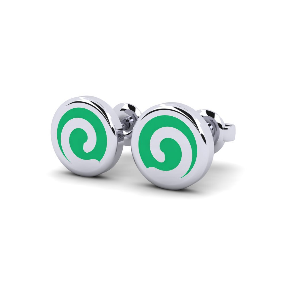 White Silver Kid's Earring Iongnadh