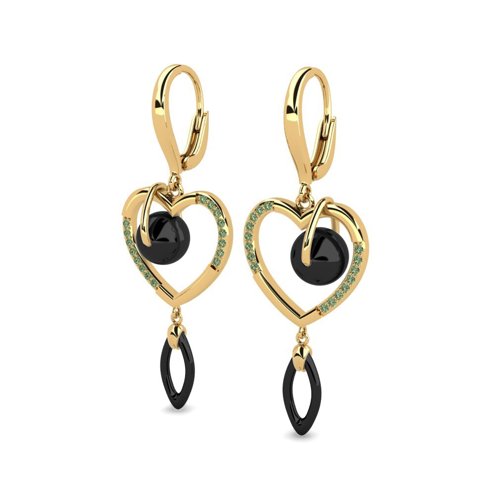 Diamante Verde Pendiente de mujer Irides