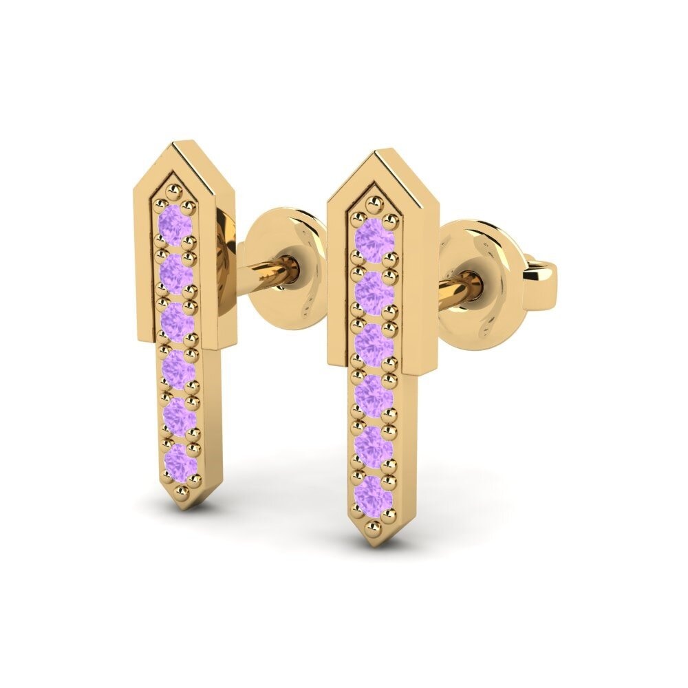 Amethyst Damen ohrring Isabeau