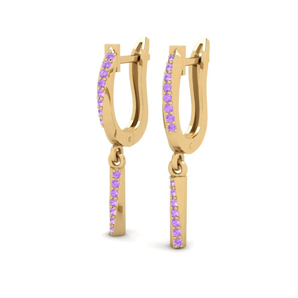 Amethyst Damen ohrring Isbedel
