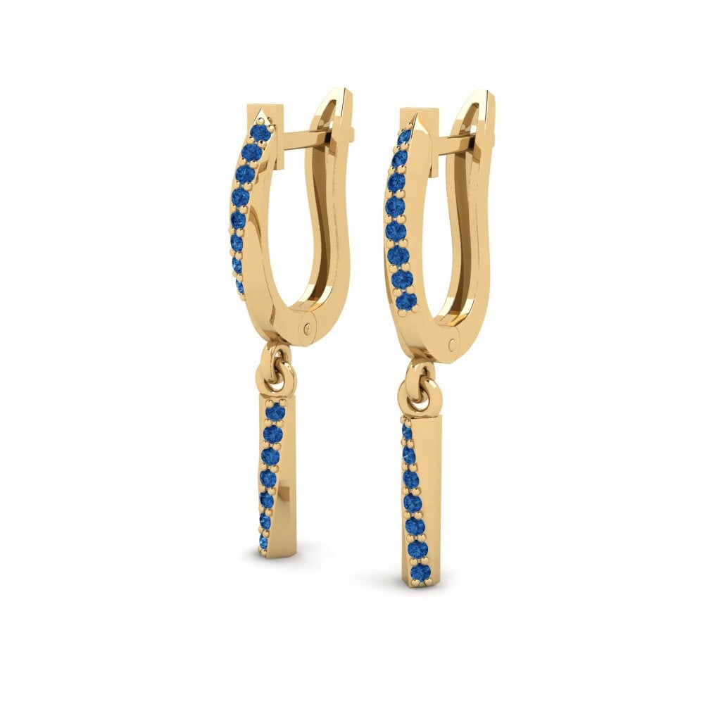 sapphire-zirconia ต่างหู Isbedel