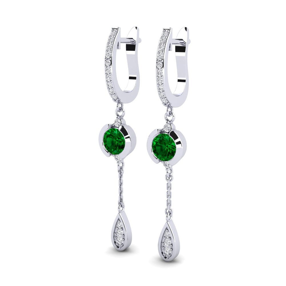 Circonita Verde Pendiente de mujer Iselin