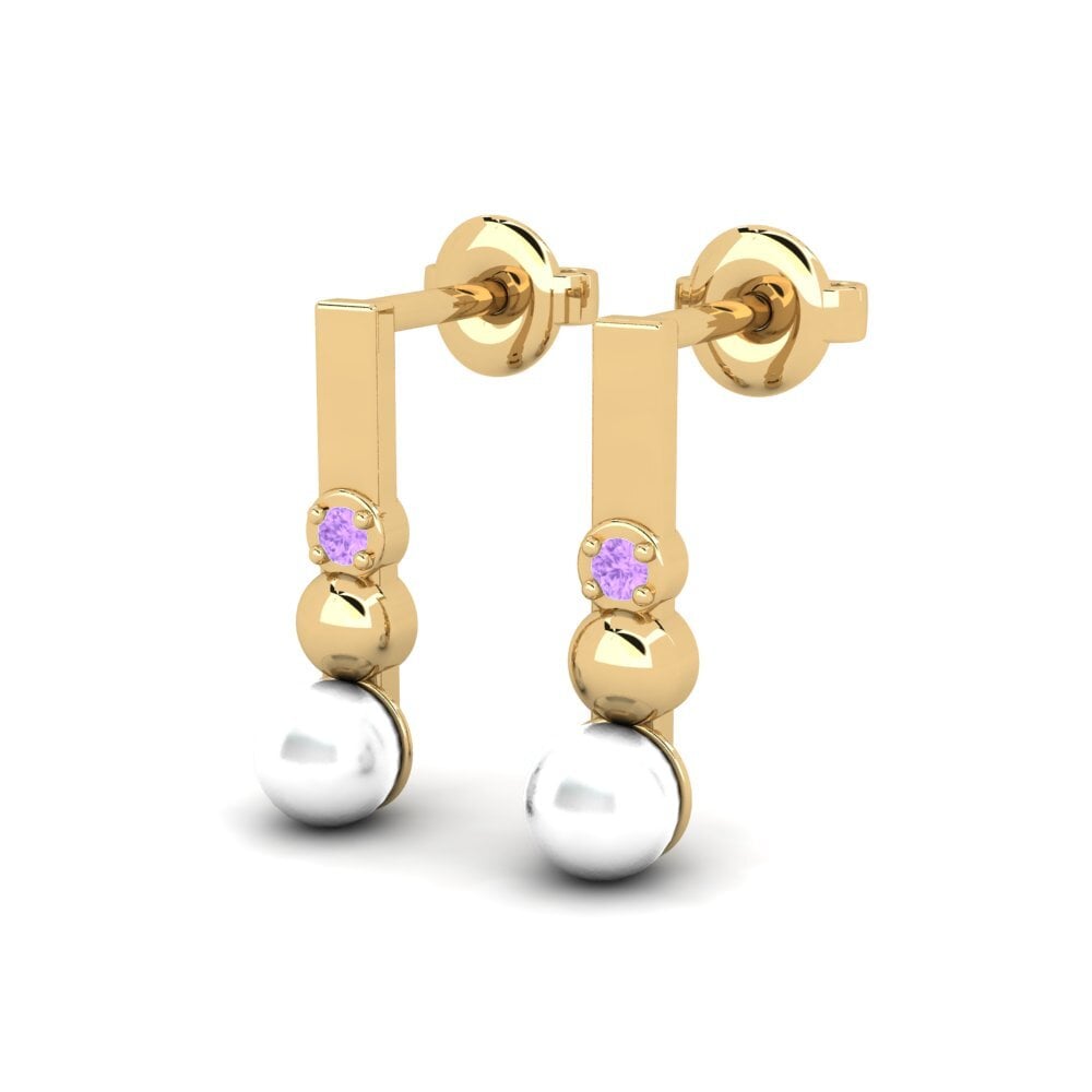 Amethyst Damen ohrring Isora